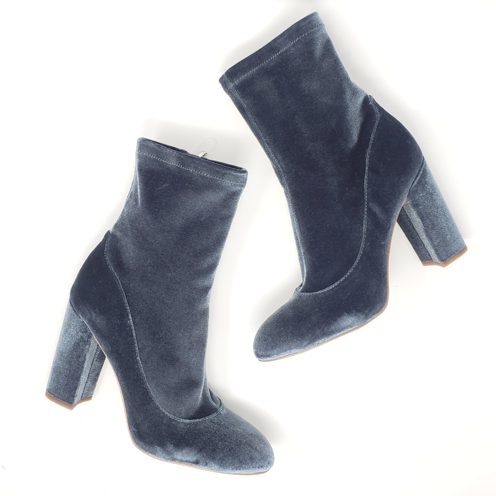 Sam Edelman velvet sock booties